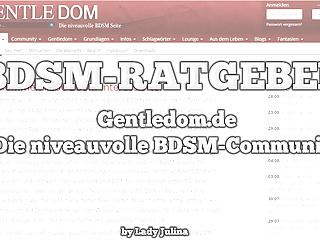 Das Interview mit der geilen Lady Julius in Latex - bdsm Porno