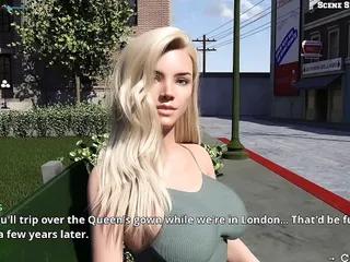 Studentin aus dem College beim ersten Date mit einem Mädchen