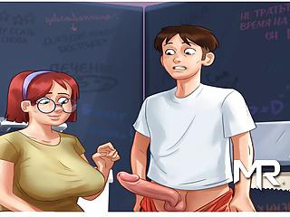 Summer Zeit in der Schule mit einem Student