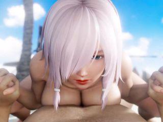 Luna lässt ihre Titten hüpfen beim reiten