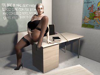 Schülerin fingert ihre Muschi vor ihrem ersten Porno