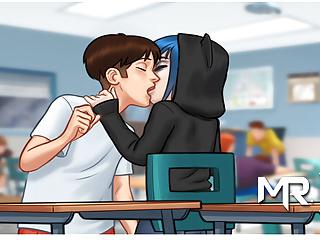 Sommer Sonne und alle hängenden Brüste in der Umkleide