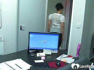 Büromaus - Sekretärin liebt es zu reiten